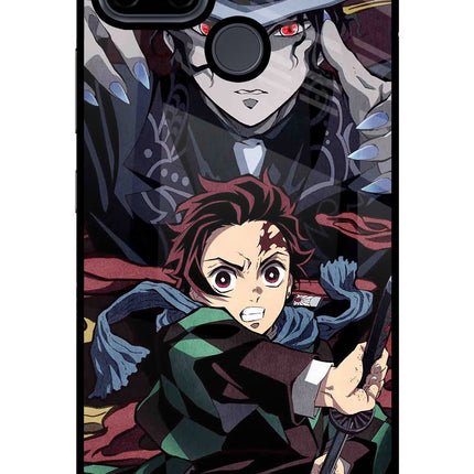 Demon Slayer Realme C21Y/C25Y Glass Case Back Cover by Casekaro