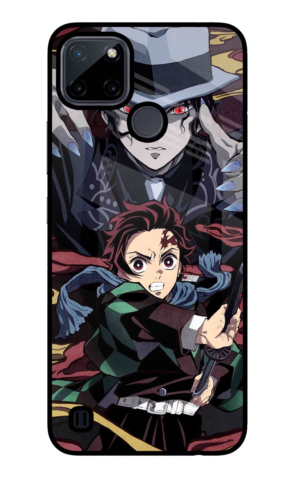Demon Slayer Realme C21Y/C25Y Glass Case Back Cover by Casekaro