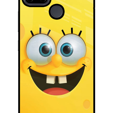 Sponge 1 Realme C21Y/C25Y Glass Case Back Cover by Casekaro