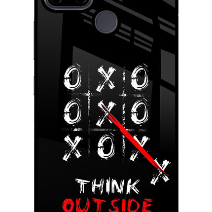 Think out of the BOX Realme C21Y/C25Y Glass Case Back Cover by Casekaro