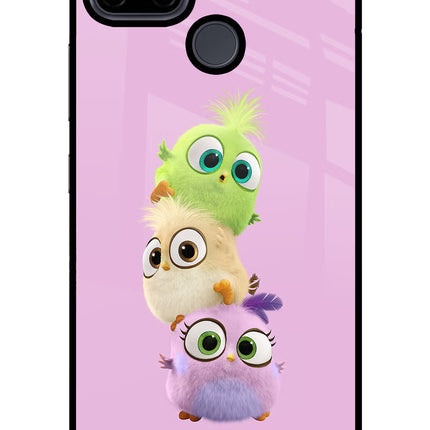 Cute Little Birds Realme C21Y/C25Y Glass Case Back Cover by Casekaro