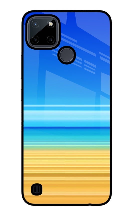 Beach Art Realme C21Y/C25Y Glass Case