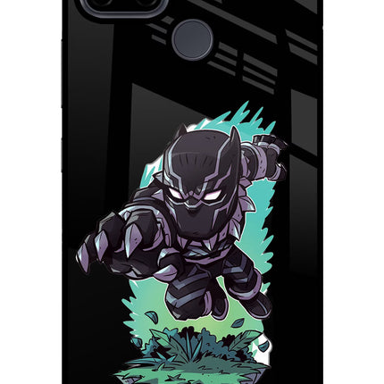 Black Panther Realme C21Y/C25Y Glass Case Back Cover by Casekaro