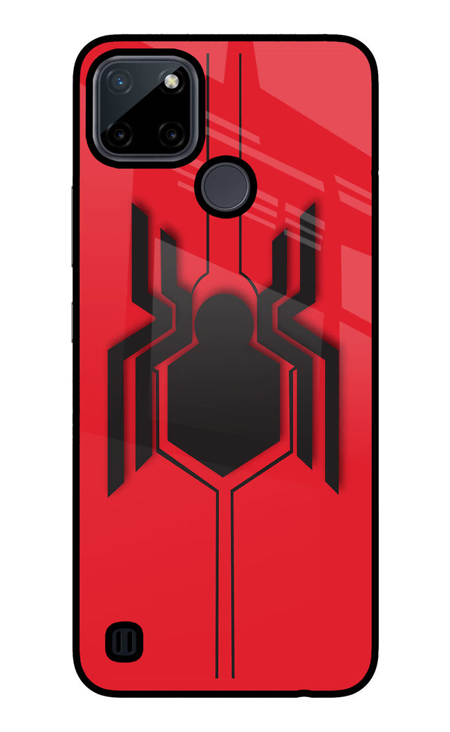 Spider Realme C21Y/C25Y Glass Case Back Cover by Casekaro