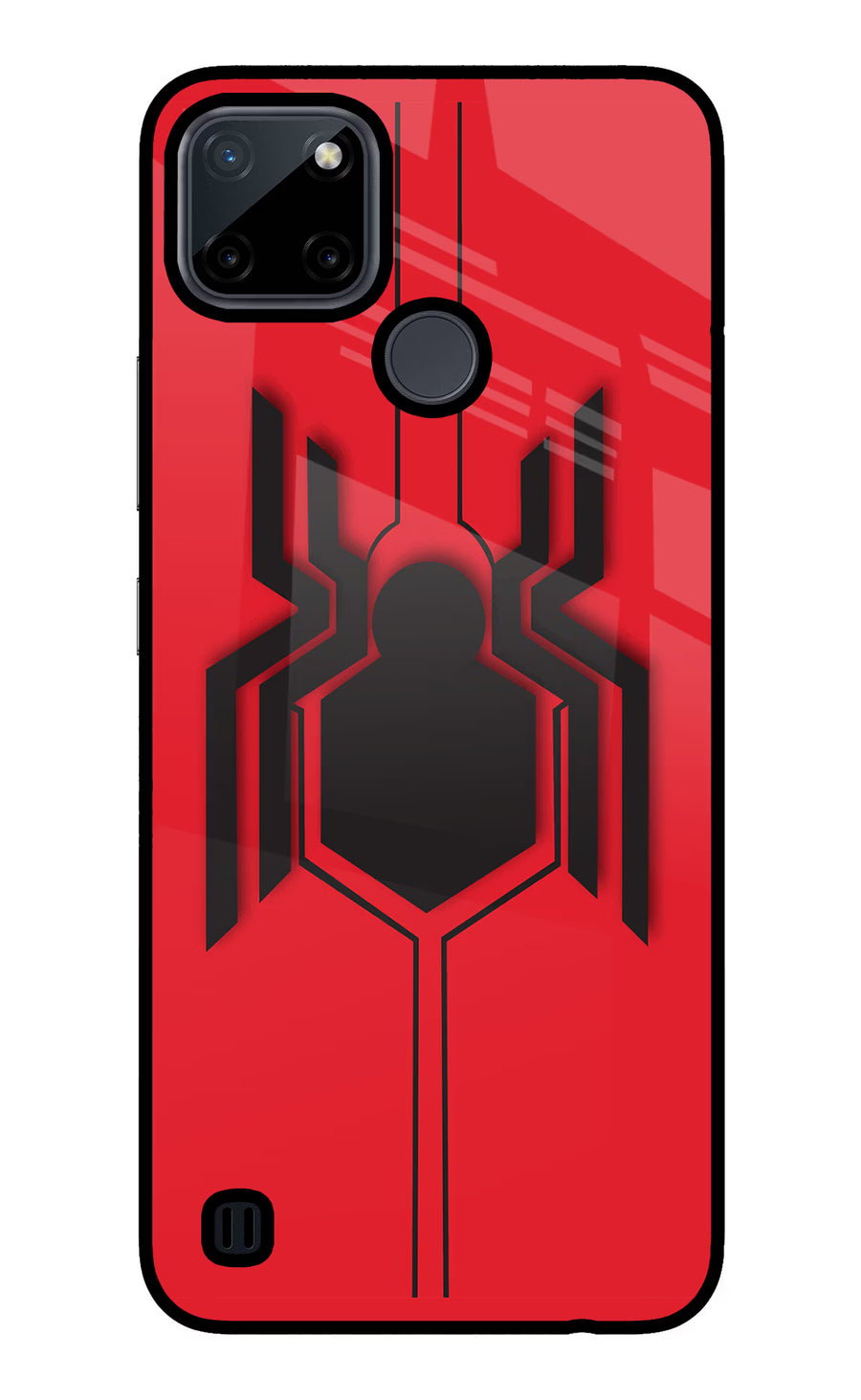 Spider Realme C21Y/C25Y Back Cover, Glass case