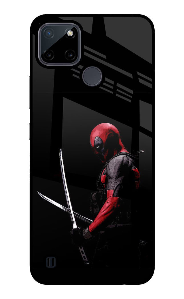 Deadpool Realme C21Y/C25Y Glass Case Back Cover by Casekaro