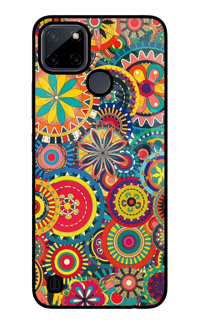 Gol Gol Art Realme C21Y/C25Y Glass Case Back Cover by Casekaro