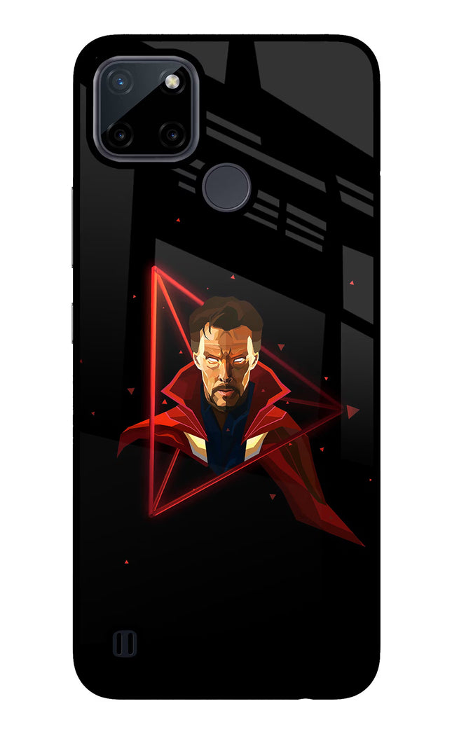 Doctor Ordinary Realme C21Y/C25Y Glass Case Back Cover by Casekaro