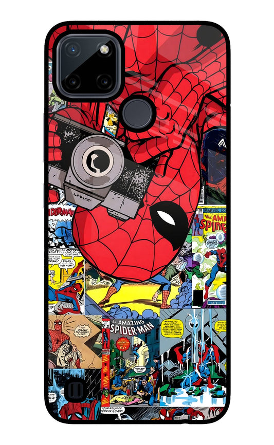 Spider Man Realme C21Y/C25Y Glass Case