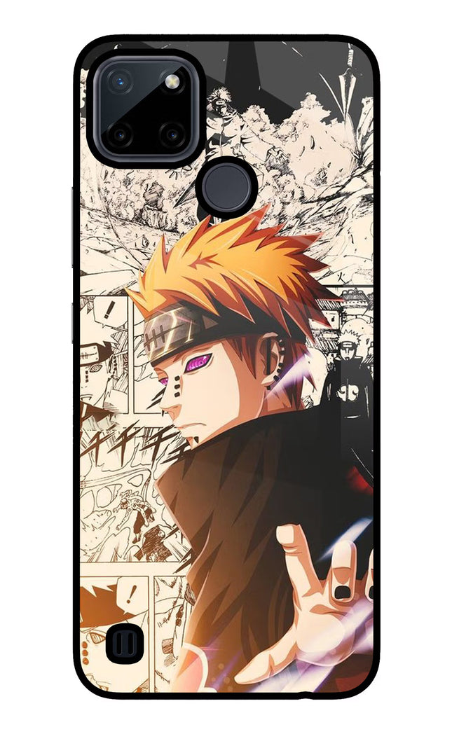 Pain Anime Realme C21Y/C25Y Glass Case Back Cover by Casekaro