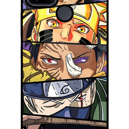 Naruto Character Realme C21Y/C25Y Glass Case Back Cover by Casekaro