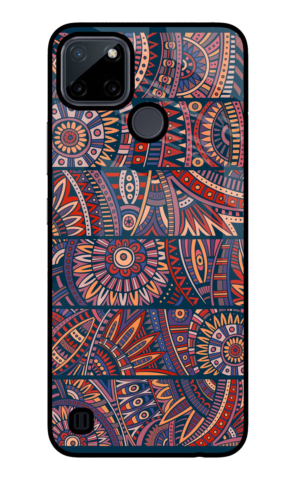 African Culture Design Realme C21Y/C25Y Glass Case Back Cover by Casekaro