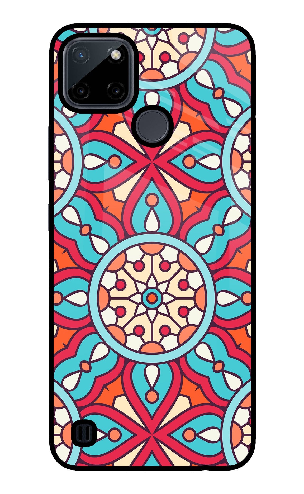 Mandala Geometric Realme C21Y/C25Y Back Cover