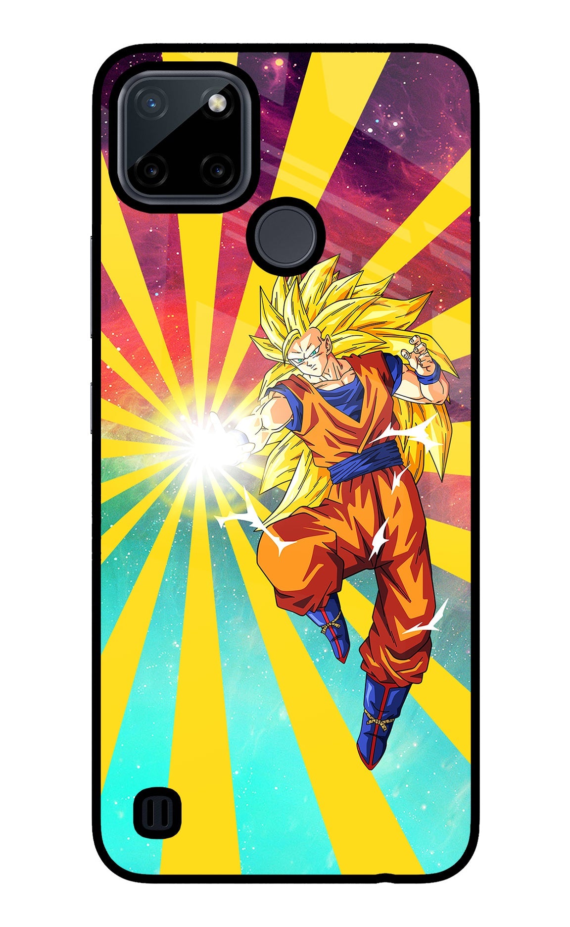 Goku Super Saiyan Realme C21Y/C25Y Glass Case