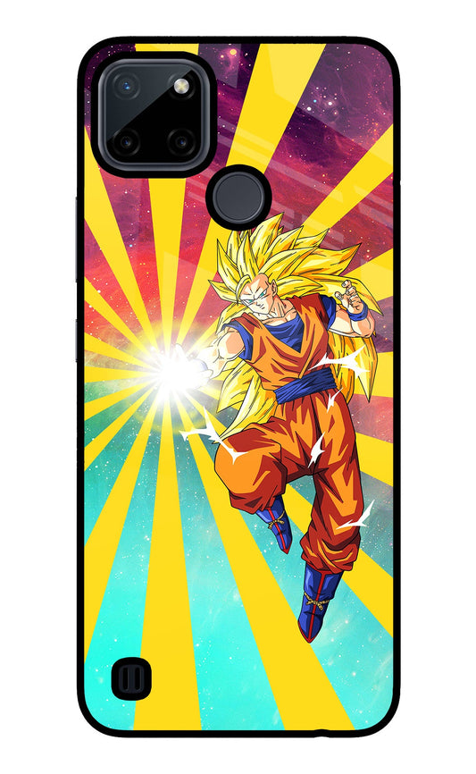 Goku Super Saiyan Realme C21Y/C25Y Glass Case