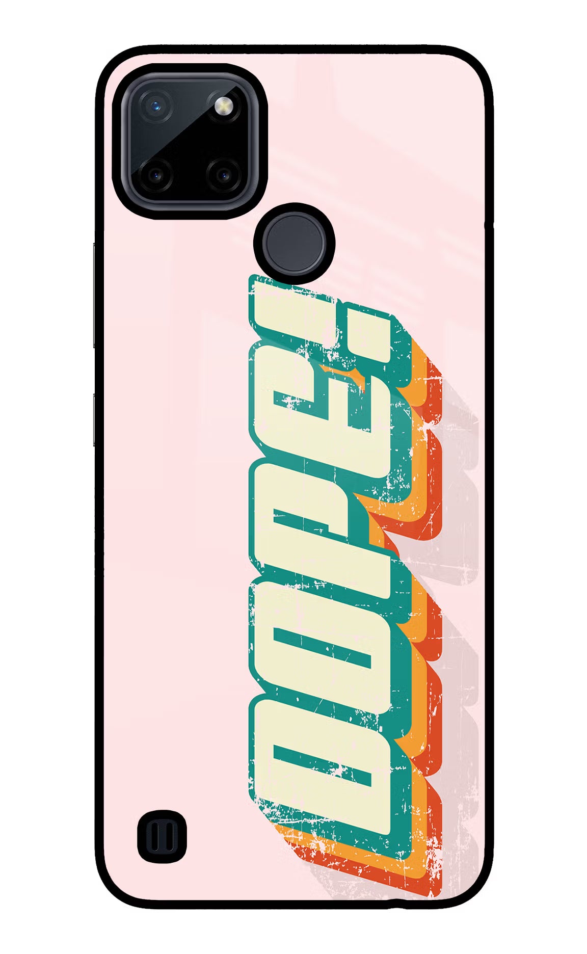 Dope Realme C21Y/C25Y Glass Case Back Cover by Casekaro