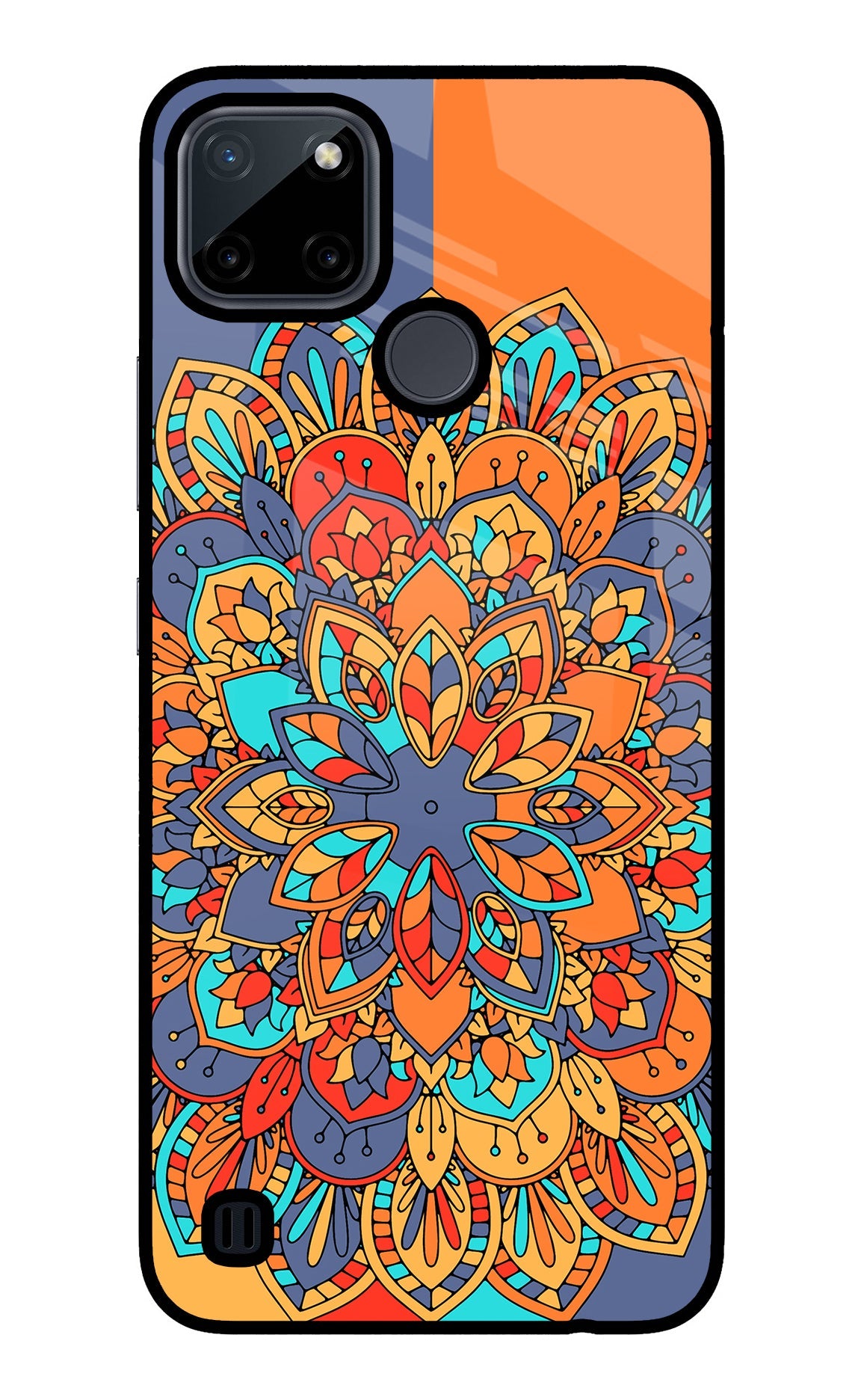 Color Mandala Realme C21Y/C25Y Glass Case