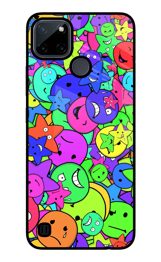 Fun Doodle Realme C21Y/C25Y Glass Case