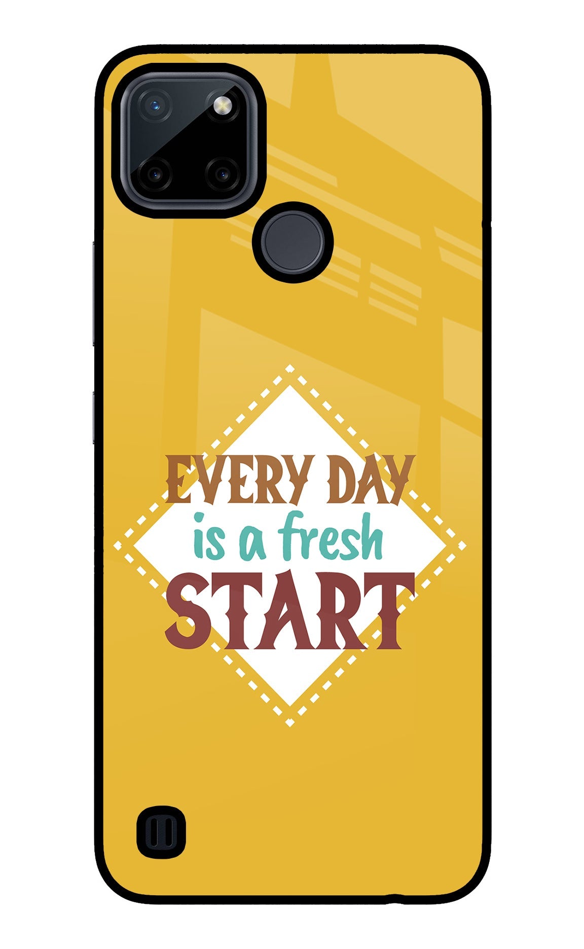 Every day is a Fresh Start Realme C21Y/C25Y Glass Case