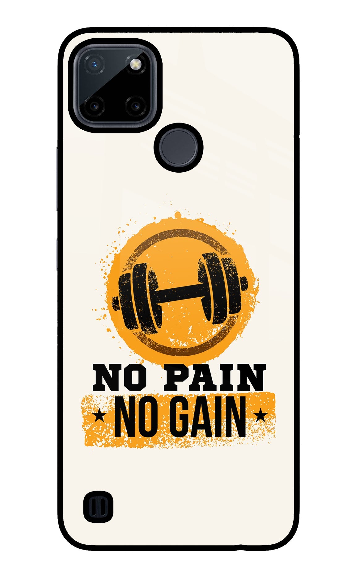 No Pain No Gain Realme C21Y/C25Y Back Cover