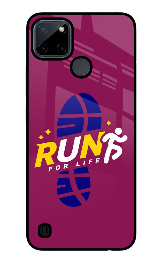 Run for Life Realme C21Y/C25Y Glass Case