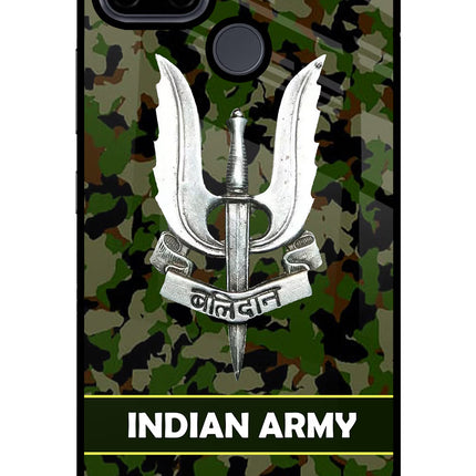 Balidan Indian Logo Realme C21Y/C25Y Glass Case Back Cover by Casekaro