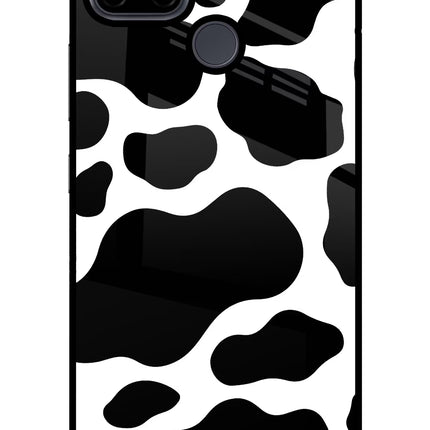 Cow Spots Realme C21Y/C25Y Glass Case Back Cover by Casekaro