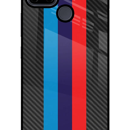 BMW Stripes Pattern Realme C21Y/C25Y Glass Case