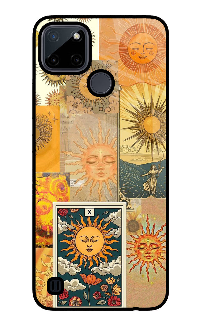 Sun Realme C21Y/C25Y Glass Case Back Cover by Casekaro