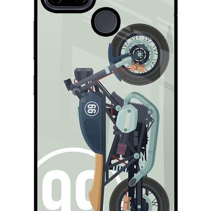 Classic Cafe Racer 99 Realme C21Y/C25Y Glass Case Back Cover by Casekaro