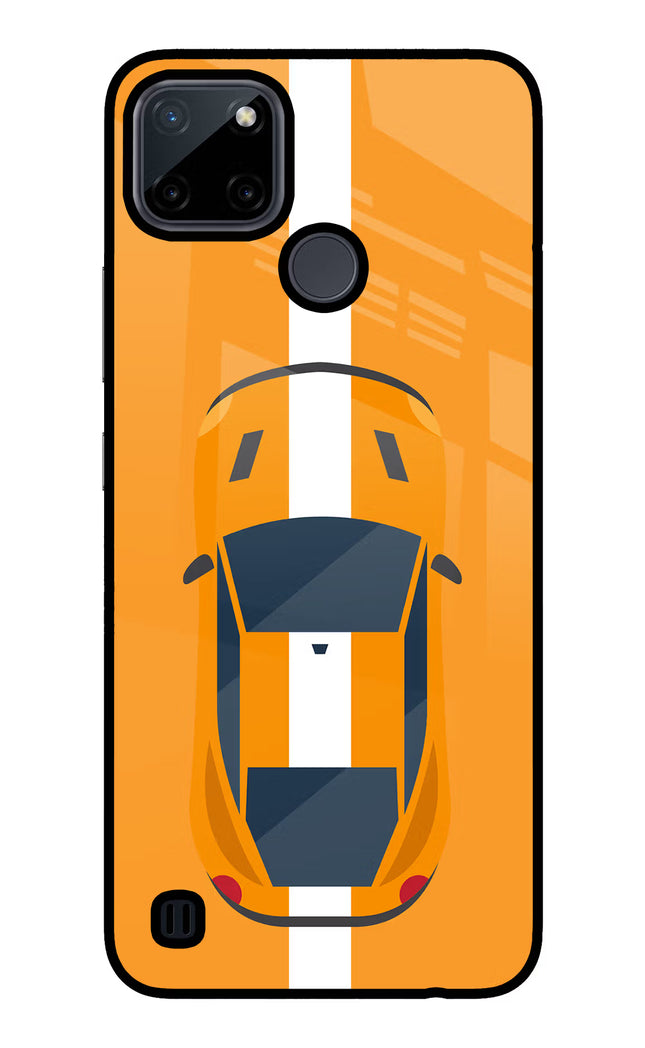 Highway Pursuit Realme C21Y/C25Y Glass Case Back Cover by Casekaro