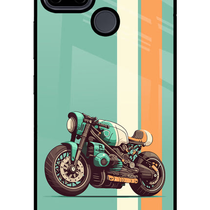 Striped Moto Drift Realme C21Y/C25Y Glass Case