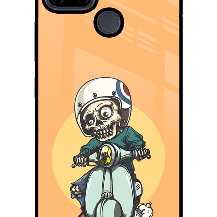 Undead Biker Realme C21Y/C25Y Glass Case