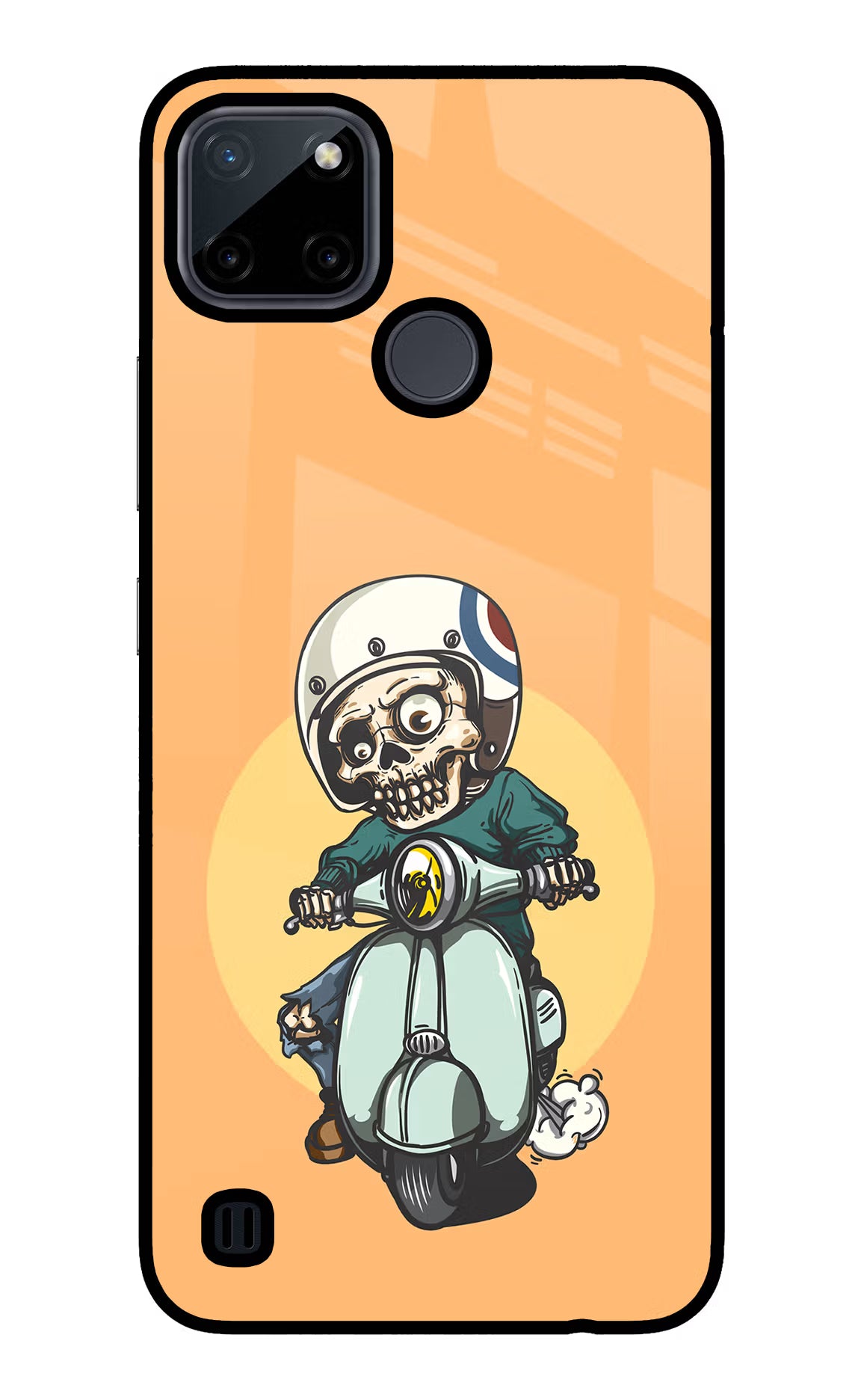 Undead Biker Realme C21Y/C25Y Glass Case