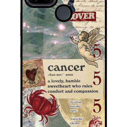 Cancer Zodiac Realme C21Y/C25Y Glass Case