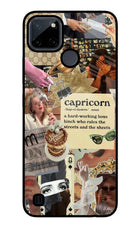 Capricorn Zodiac Realme C21Y/C25Y Glass Case