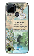 Pisces Zodiac Realme C21Y/C25Y Glass Case