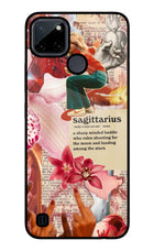 Sagittarius Zodiac Realme C21Y/C25Y Glass Case