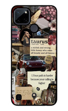 Taurus Zodiac Realme C21Y/C25Y Glass Case