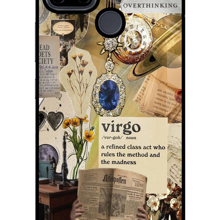 Virgo Zodiac Realme C21Y/C25Y Glass Case