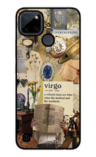 Virgo Zodiac Realme C21Y/C25Y Glass Case