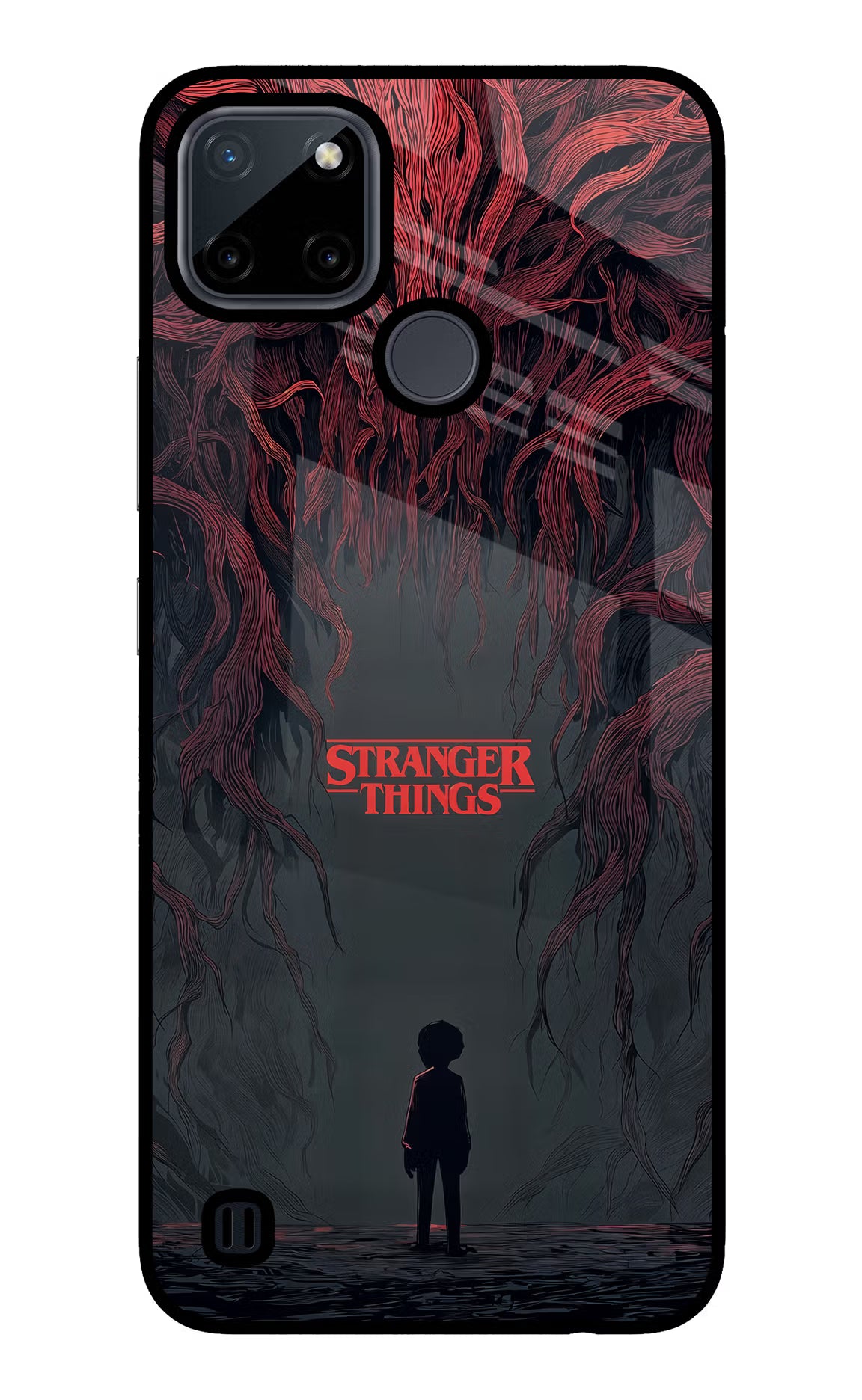 Ordinary Things Dark Side Realme C21Y/C25Y Glass Case Back Cover by Casekaro