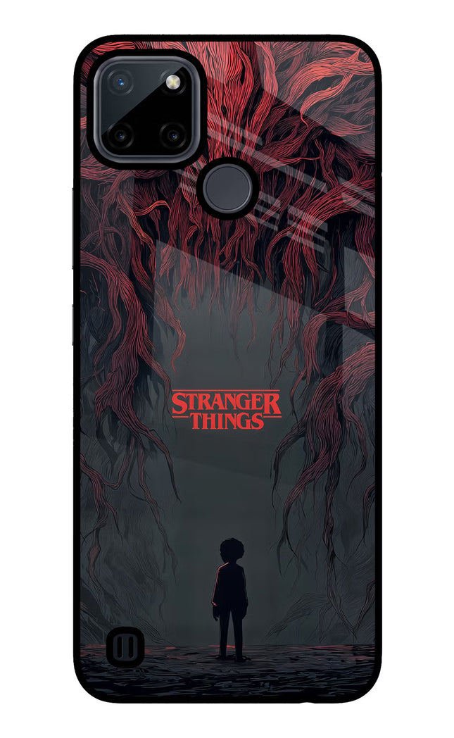 Ordinary Things Dark Side Realme C21Y/C25Y Glass Case Back Cover by Casekaro