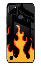 Fired Up – Black Realme C21Y/C25Y Glass Case