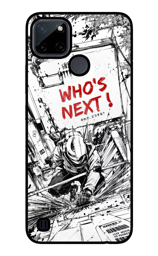 Who's Next Realme C21Y/C25Y Glass Case