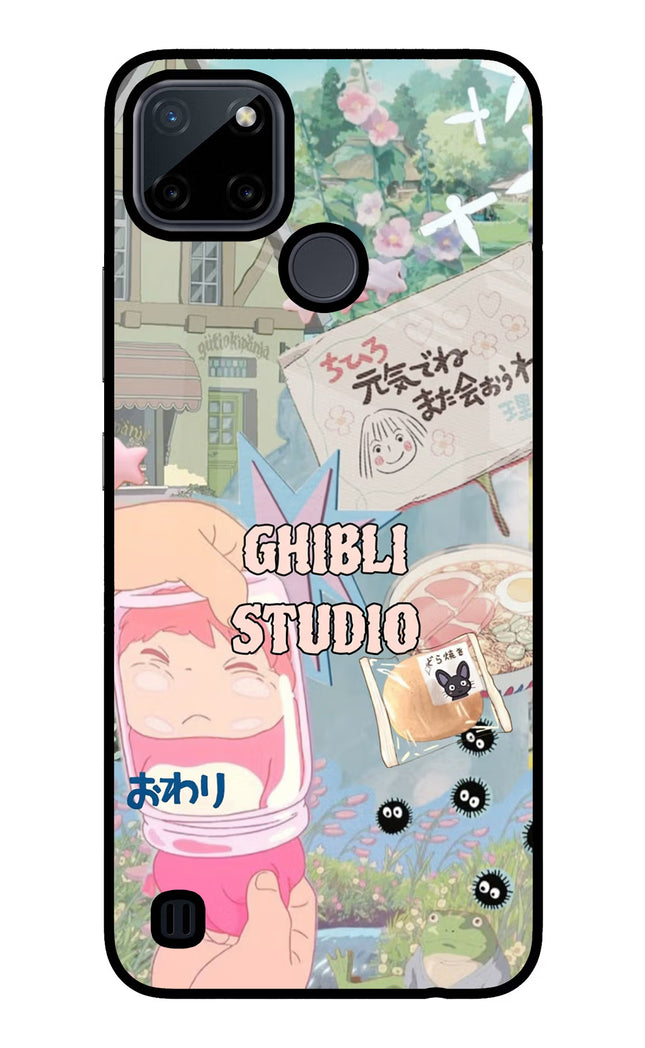 Studio Ghibli Realme C21Y/C25Y Glass Case