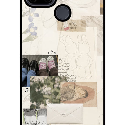 Soft Aesthetic Realme C21Y/C25Y Glass Case