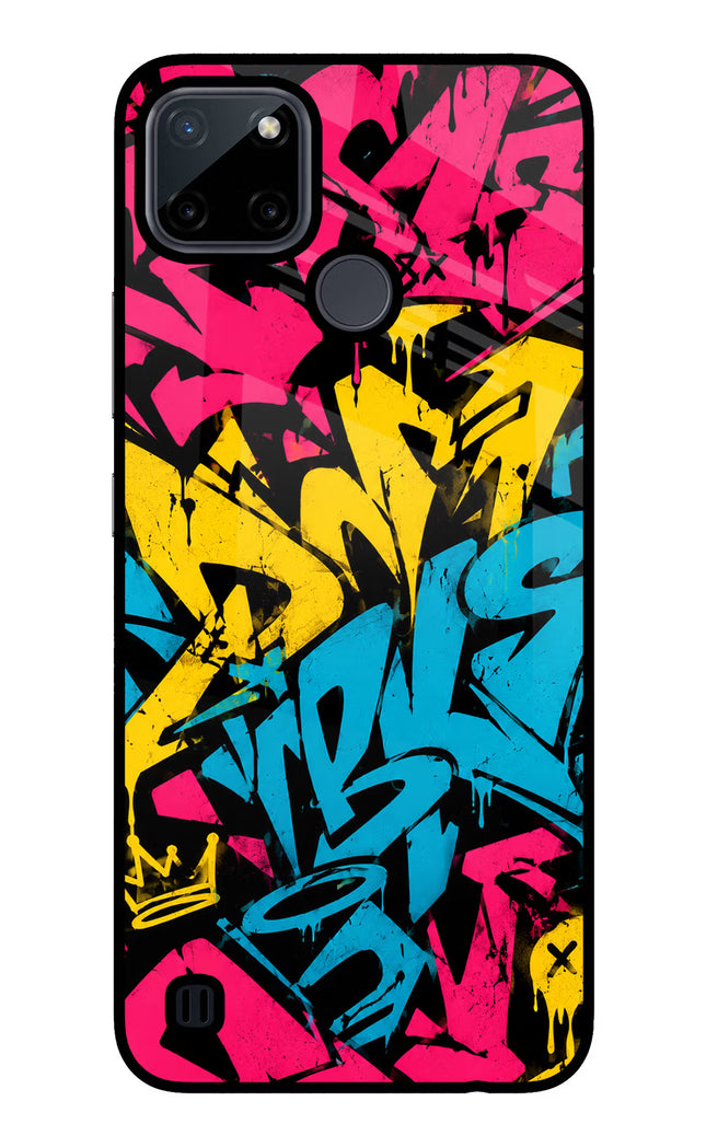 Graffiti Vibe Realme C21Y/C25Y Glass Case