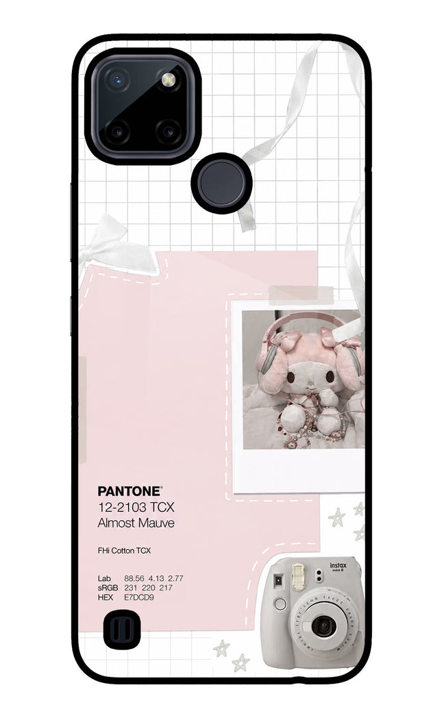 Pantone Asthetic Realme C21Y/C25Y Glass Case