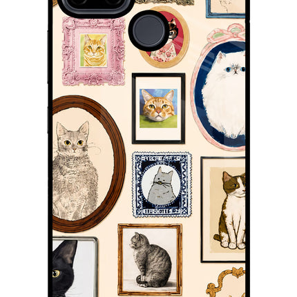 Mirror Cats Realme C21Y/C25Y Glass Case
